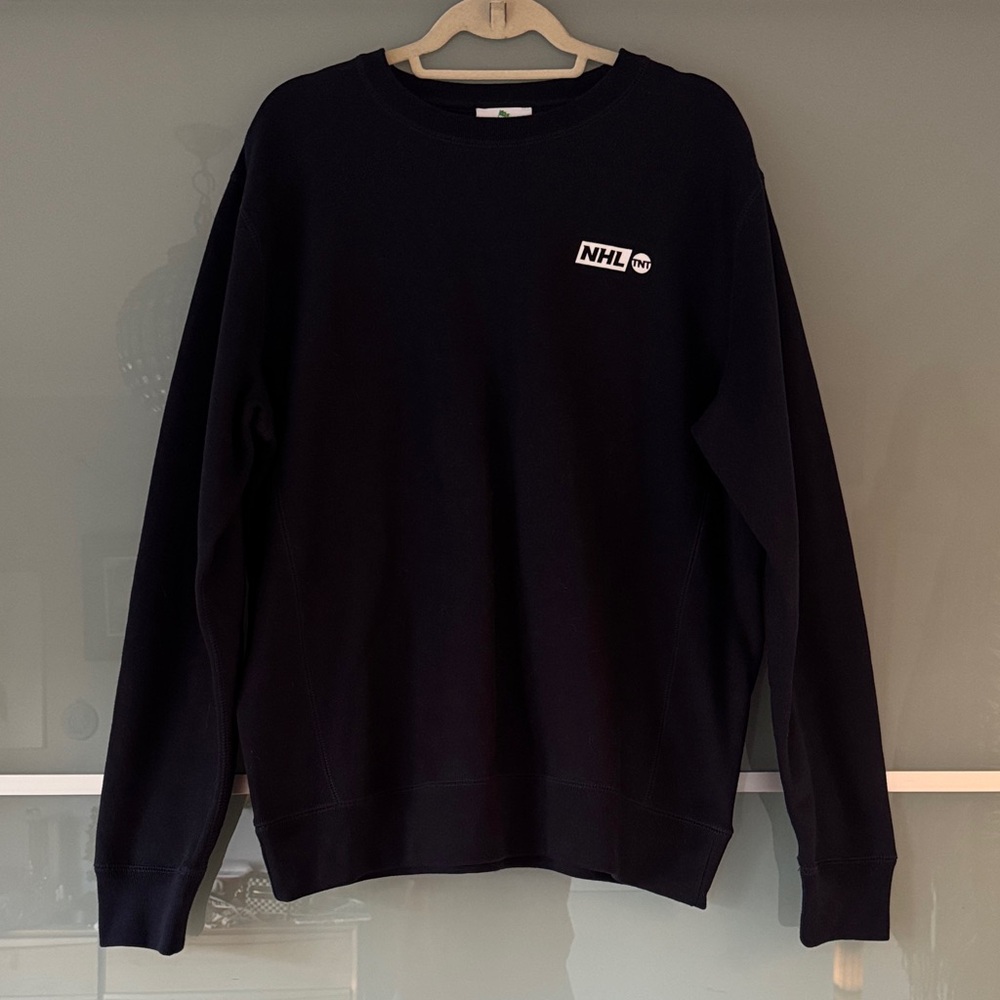 Official NHL Men's Navy Crewneck Sweatshirt Size M